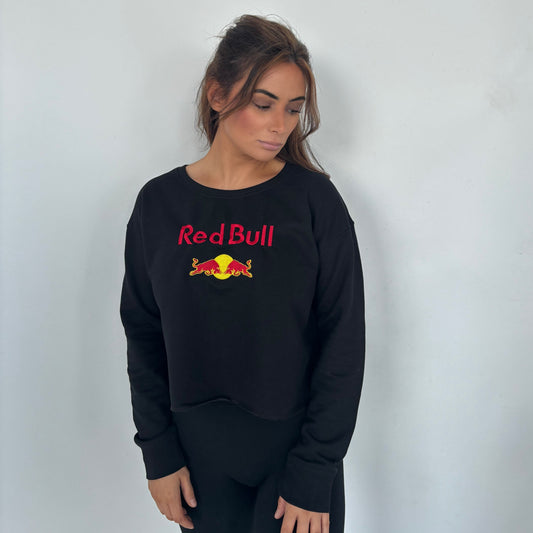 Women's Red Bull Long Sleeve Crop Sweatshirt